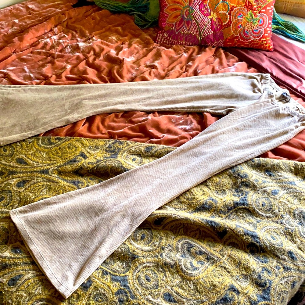 Corduroy stretch flares